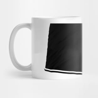 Black Colorado Outline Mug